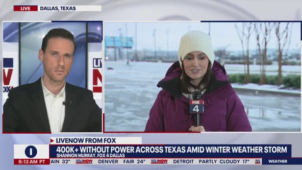 400K+ without power across Texas in wake of winter weather