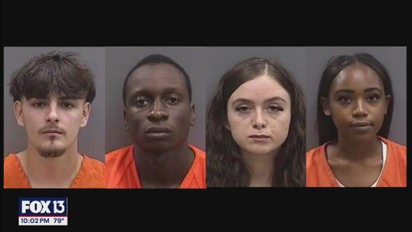 4 arrested after street racing takeover in Tampa