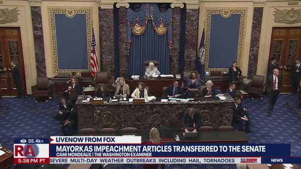 Mayorkas impeachment articles transferred to senate