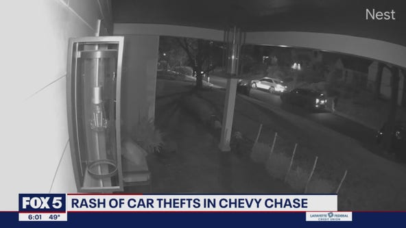Rash of car thefts in Chevy Chase