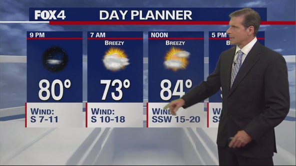 Dallas Weather: May 7 evening forecast