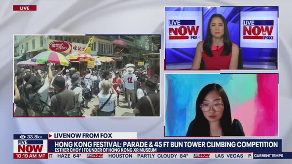 Hong Kong Festival: Parade & climbing competition
