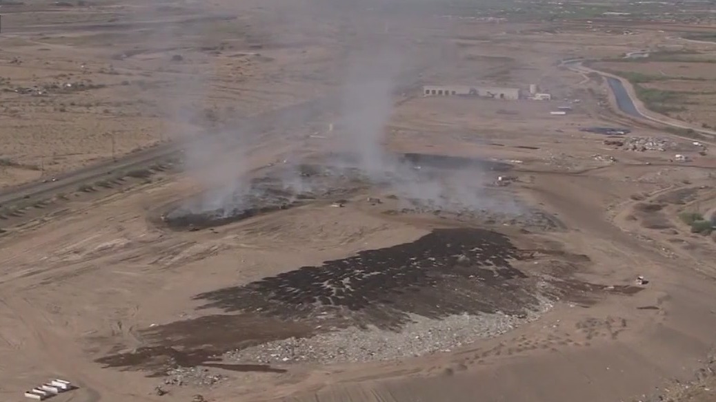 Latest on landfill fire in the East Valley