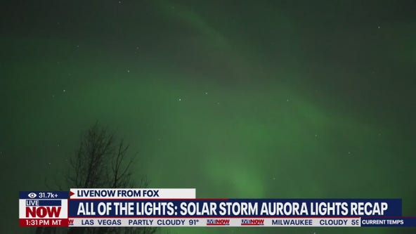 Solar storm lights up sky across the US
