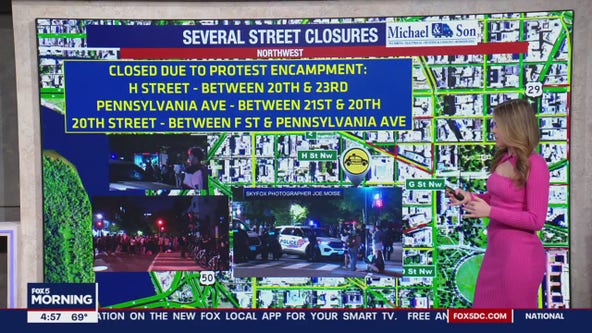 DC road closures