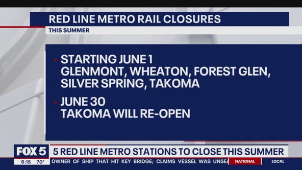 Metro announces Red Line maintenance closure dates, shuttle services plans