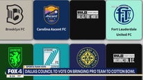 Dallas council to vote on new pro sports team
