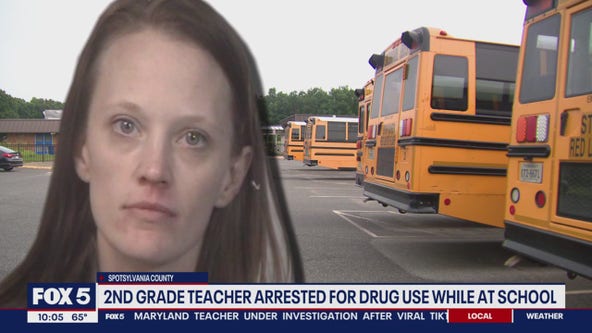 2nd grade Virginia teacher arrested for drug use while at school