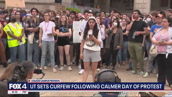UT sets curfew following calmer day of protests