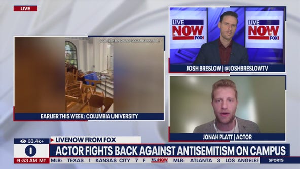 Actor fights back against antisemitism on campuses