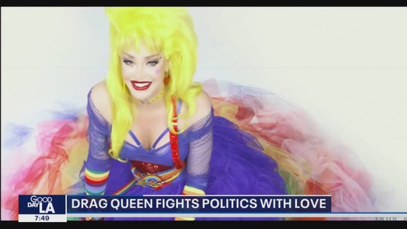 Drag queen fights politics with love