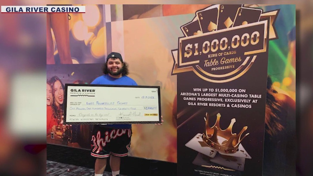 Man wins largest table games jackpot in Arizona history
