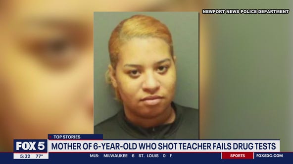 Mother of Virginia 6-year-old who shot his teacher could be jailed for failing drug tests
