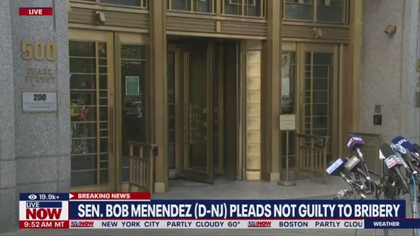 Sen. Bob Menendez pleads not guilty to bribery