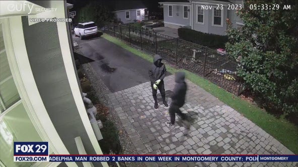Video: Haddonfield residents share home surveillance of burglaries
