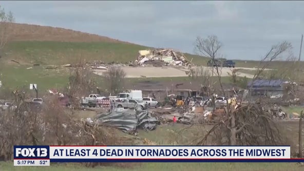 At least 4 dead in tornadoes across Midwest