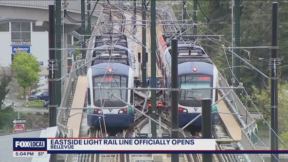 Eastside light rail line officially opens