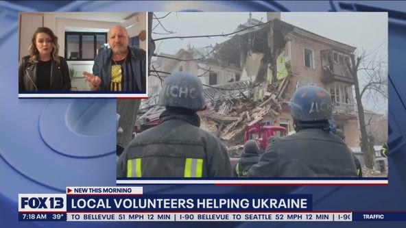 Local volunteers stepping stepping in to provide humanitarian aid in Ukraine
