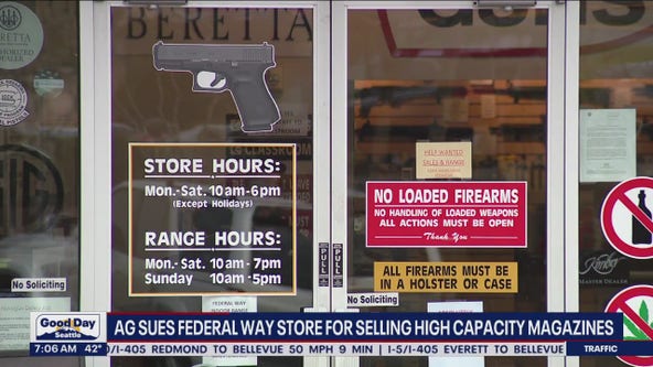 Washington sues gun shop over high-capacity magazine sales