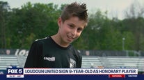Loudoun United signs 9-year old as honorary player
