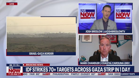 IDF strikes 70+ targets across Gaza Strip