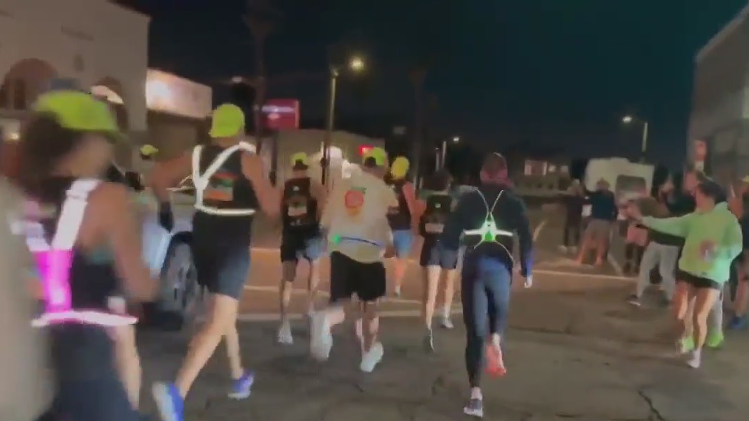Charity relay runs from Venice to Palm Springs