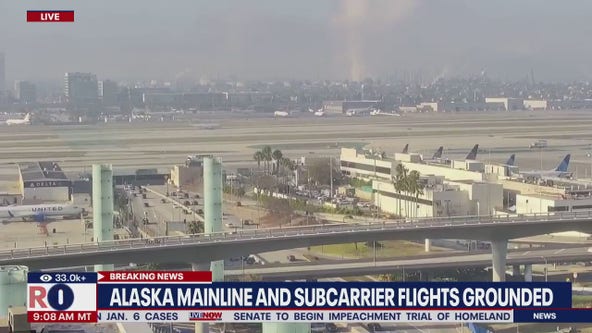 BREAKING: Alaska Airlines flights grounded by FAA