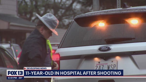 Road rage shooting suspect at-large, 11-year-old recovers from gunshot wound in Tacoma