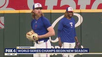 It's opening day for the Texas Rangers