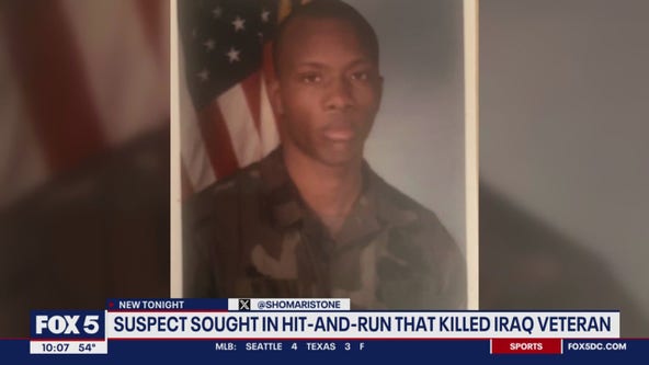 Suspect sought in hit-and-run that killed Iraq veteran