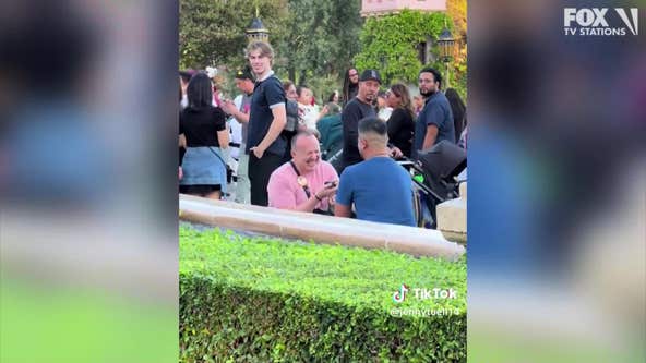 Watch double proposal at Disneyland: 'Special moment'