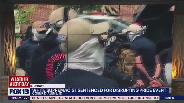 White supremacist sentenced for disrupting Pride event