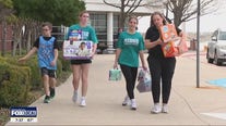 North Texas volleyball team collects wildfire donations