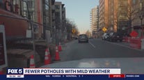 Mild weather leads to fewer potholes across DC region