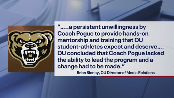 Oakland University soccer coach says he was fired for talking about his depression