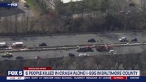 6 people killed in crash along I-695 in Baltimore County