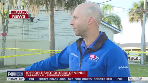 10 people shot outside of venue in Sanford, according to deputies