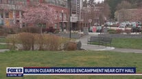 Burien clears homeless camp by city hall