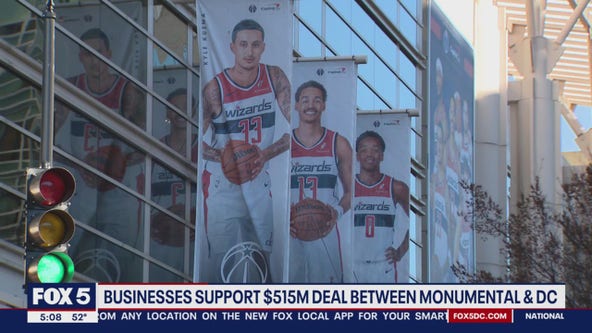 Downtown businesses support $515M deal between Monumental Sports and DC