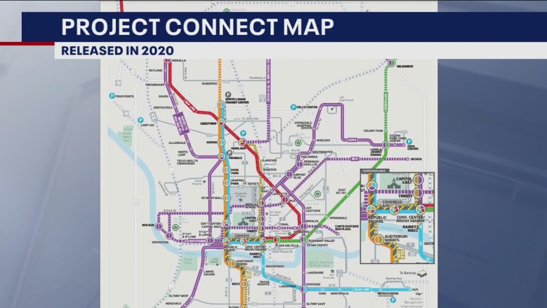 Austin Project Connect unveils 5 scaled down light rail options