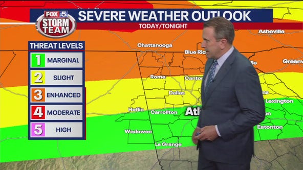 Update on severe weather threat Wednesday and Thursday