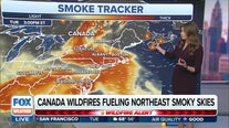 Canada wildfires fueling Northeast smoky skies