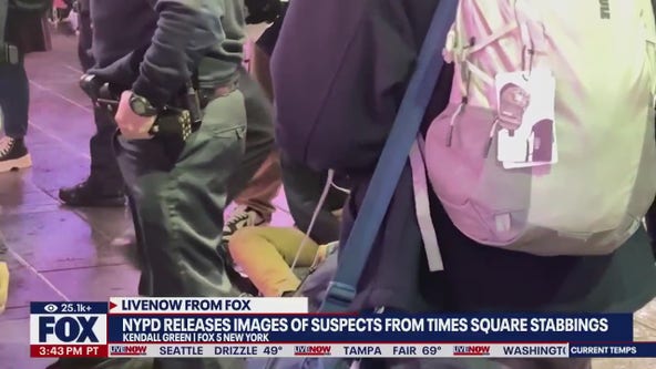 New suspect images from Times Square stabbing