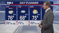 Dallas Weather: May 1 evening forecast