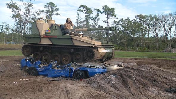 Tank America: Drive a tank and crush cars at this Florida attraction