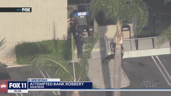 Attempted bank robbery in Anaheim