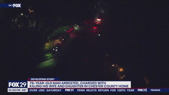 Chester County man charged in the shooting deaths of wife, daughter