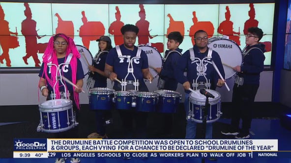 Winner of Kimmel Cultural Center Drumline Battle performs on Good Day Philadelphia