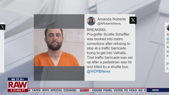 BREAKING: Pro Golfer Scottie Scheffler detained