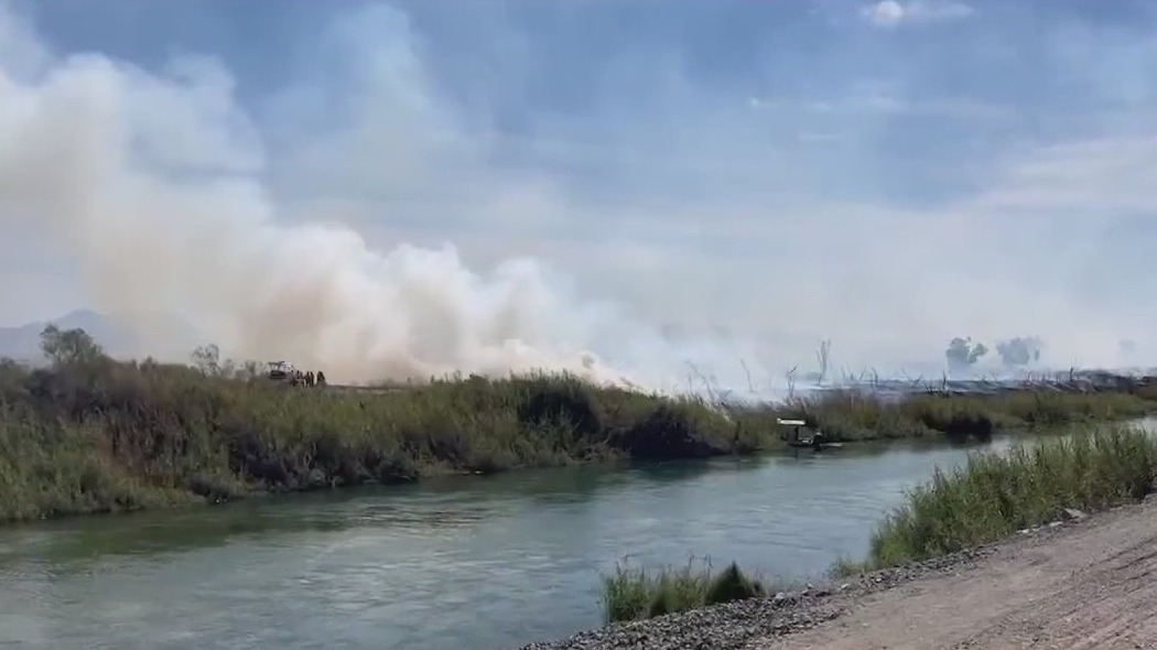 River Fire: Crews battling wildfire near Yuma